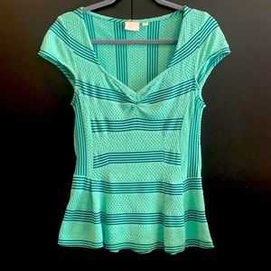 Anthropologie Peplum Top